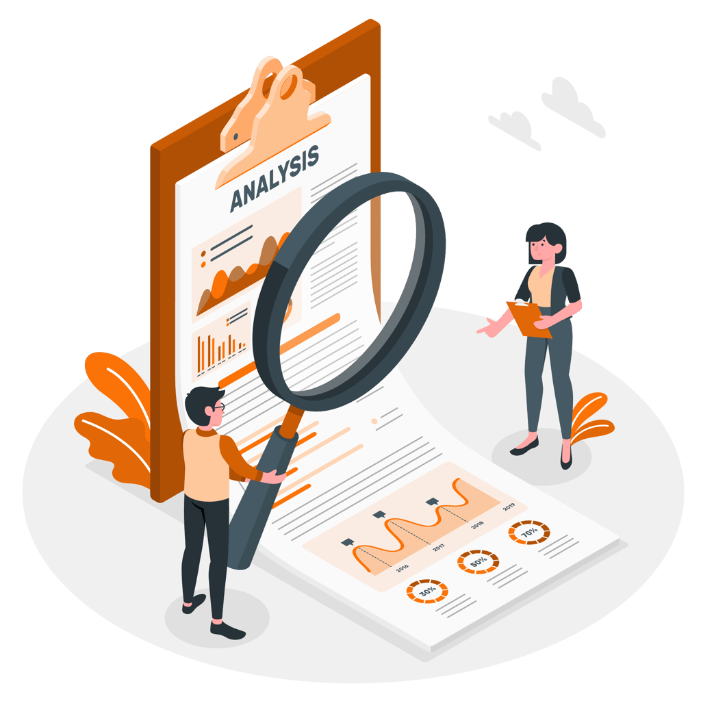 Analyse und Strategie – Illustration